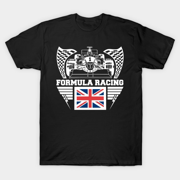 British Formula Racing T-Shirt by RadStar